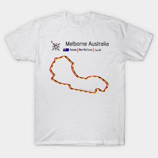 Racetrack - Melborne Australia T-Shirt